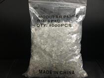 The whole package of 4-core phone crystal head 4-core crystal head 6P4C crystal head RJ11 crystal head 1000 packs