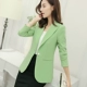 黛 2018 xuân hè phiên bản mới của Hàn Quốc với kiểu dáng ngắn thời trang ngắn phù hợp với áo khoác nữ kiểu dáng hoang dã