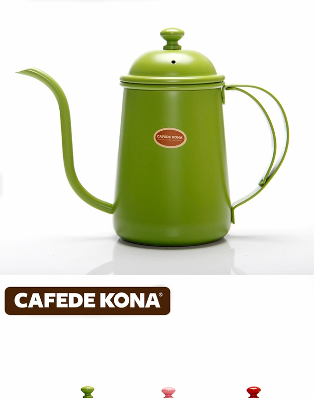 CAFEDE KONA tay nồi cà phê miệng tốt nồi thép không gỉ hộ gia đình dài miệng pha cà phê nhỏ giọt