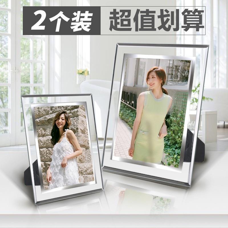 Glass Picture Frame Photo Printing with Photo Frame Photo Printing 10inch Tabletop Display Stand with Printed Crystal