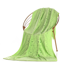 (Thickened) bath towels adult absorbent bath towels bath-obliterted baby cartoon cover not covered with hair