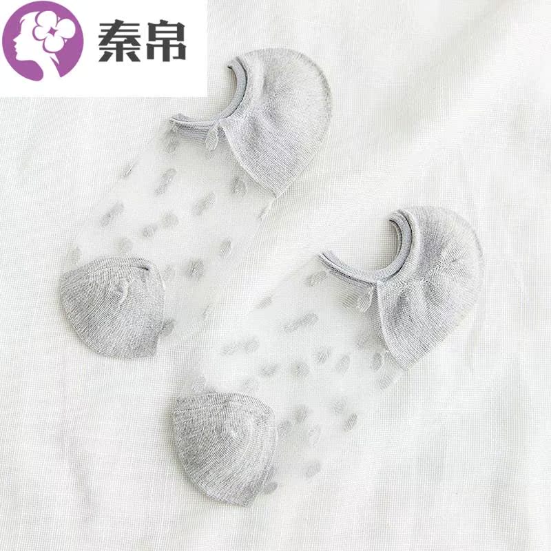 5 cặp vớ pha lê kính phụ nữ sóng mỏng vớ điểm womens vớ giúp đỡ thấp cạn thuyền vớ vớ vô hình trong suốt.