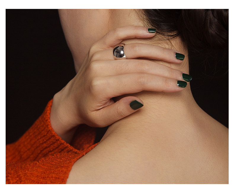 Bague mixte en Argenterie - Ref 3086559 Image 15