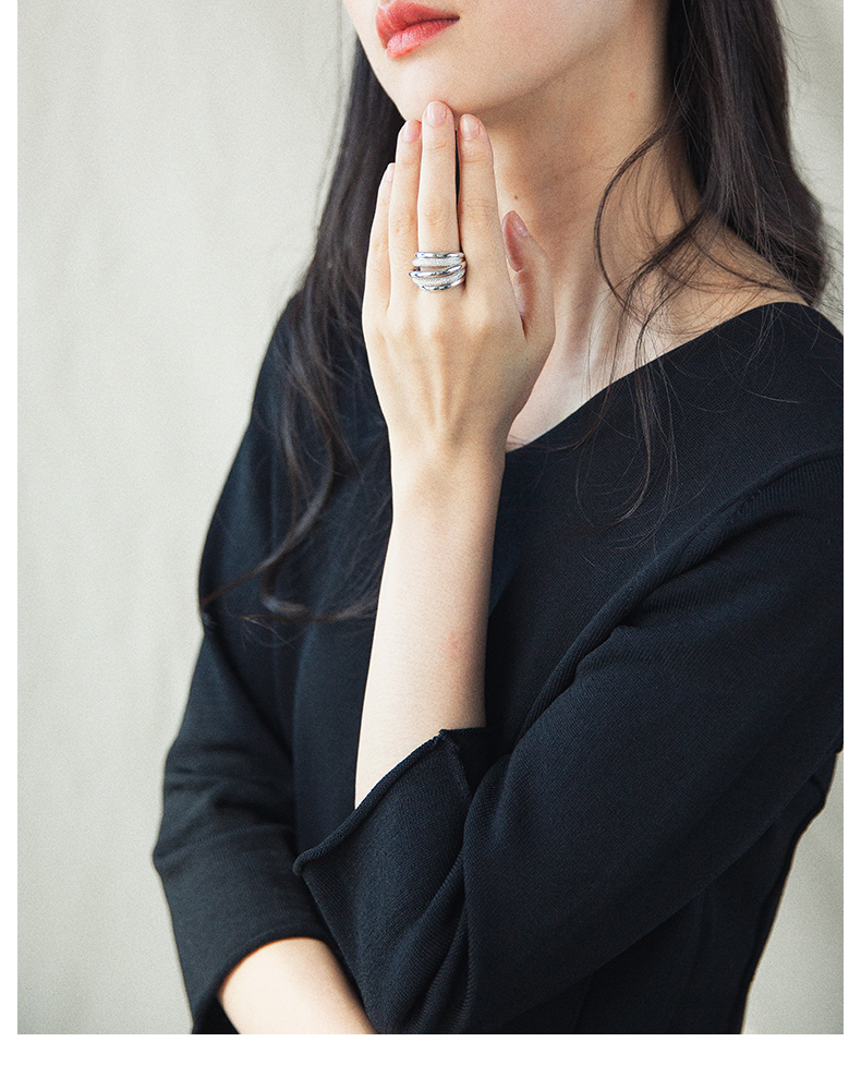 Bague Femme en Argenterie - Ref 3087591 Image 13