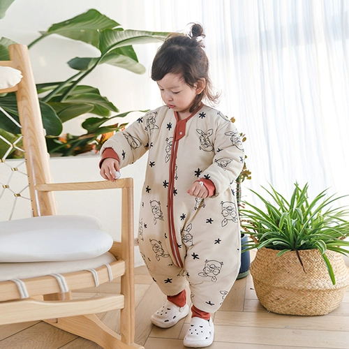 Хуокси детские спальные мешки осенью и зимними битвами, детская бумага Палара, ноги с толстым легким плотным хлопком 323