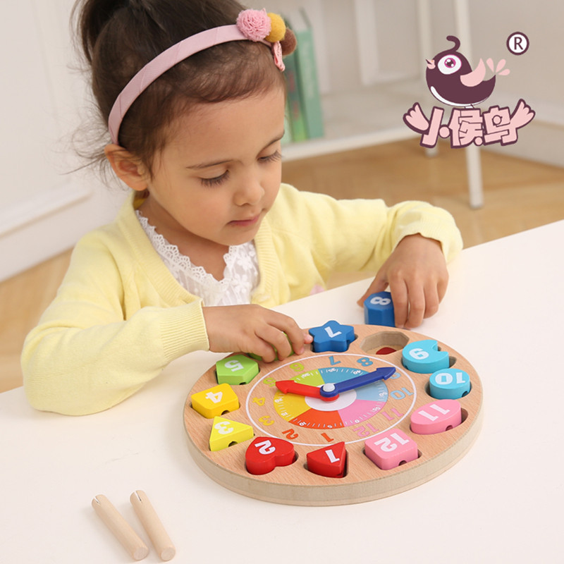 Digital clock model one or two-year-old primary school students learn cognitive time clock teaching aids kindergarten children early education