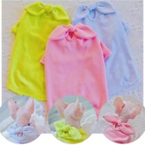 YH Cream Candy Little Butterfly Knot Summer Thin-and-washable awash-Sfinkers Stuffed Cat Clothing Thin