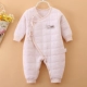 Bộ đồ lót cho bé bằng vải cotton hình tứ giác mùa thu và mùa đông cho bé sơ sinh ấm áp quần áo mùa thu và mùa đông cho bé chăm sóc bụng leo trèo bộ đồ liền thân ngắn tay mùa hè cho bé