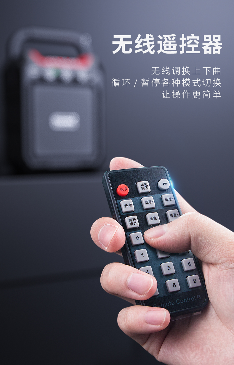 Bài hát tình yêu S15 không dây ngoài trời Bluetooth loa vuông nhảy âm thanh thẻ u đĩa thừa loa siêu trầm mini điện thoại di động nhà nhỏ di động tác động cao máy phát radio - Trình phát TV thông minh đầu phát 4k