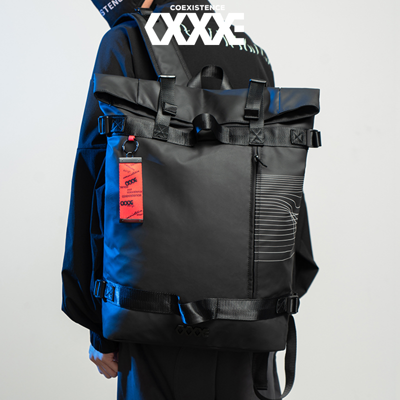 Coexistence Backpack Trendy Brand Fashion Large Capacity Male College Student School Bag Computer Bag Travel Backpack Female