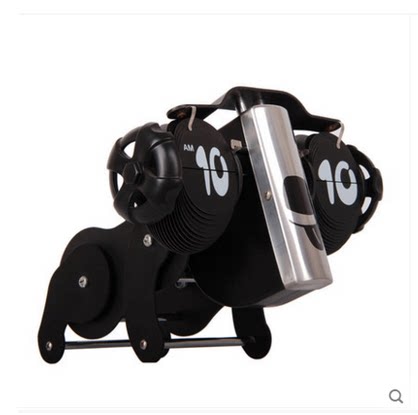 Hip-hop dog page-turning clock automatic page-turning clock living room European-style desk clock pendant retro mechanical clock modern cute