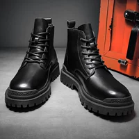 2020 Giày đầu bếp mới Martin Boots Giày chống trượt chống thấm nước Giày thông thường Giày mùa đông cộng với giày nhung cotton