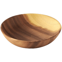 MUJI wooden deep dish tableware for home use