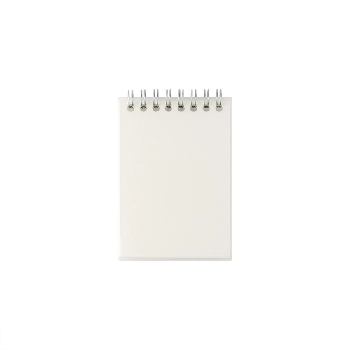 Блокнот MUJI с двойным кольцом в полипропиленовой прозрачной обложке для предшкольного сезона