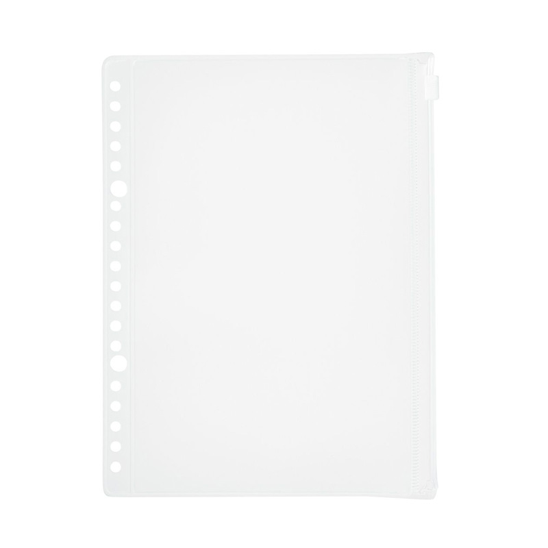 MUJI MUJI EVA resin storage bag with zipper binder