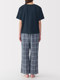 Muji Women's Double-Layer Gauze Cotton Loungewear Set Women's Pajamas Women's Style 25Th Summer