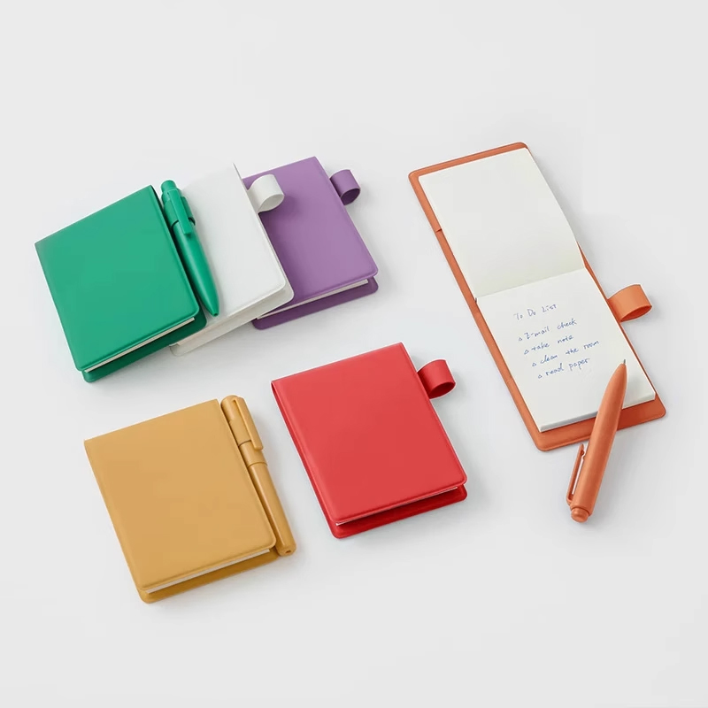 無印良品 ポリウレタンカバー ポケットノート 日記帳 メモ帳 プランナー ポータブル