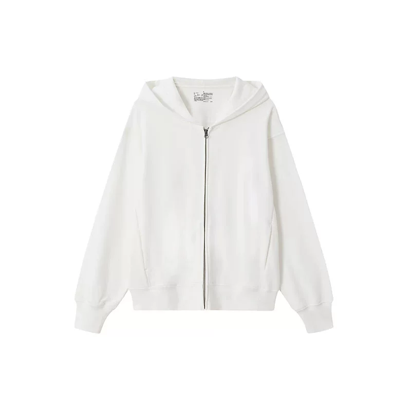 MUJI Женская флисовая толстовка на молнии, женская куртка с длинным рукавом, весна и осень, женская одежда