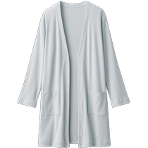 Non imprimé Bon Rose MUJI femme de style féminin à léchelle du style féminin Blouses de couchage Vêtements à domicile Maison à une seule pièce Vêtement Printemps automne