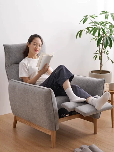 MUJI регулируемый диван для отдыха, современный простой тканевый диван для одного человека