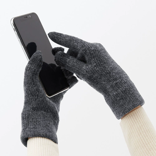 Муджи муджи мужские и женские шерстяные смеси в шерстяном сенсорном экране без пола