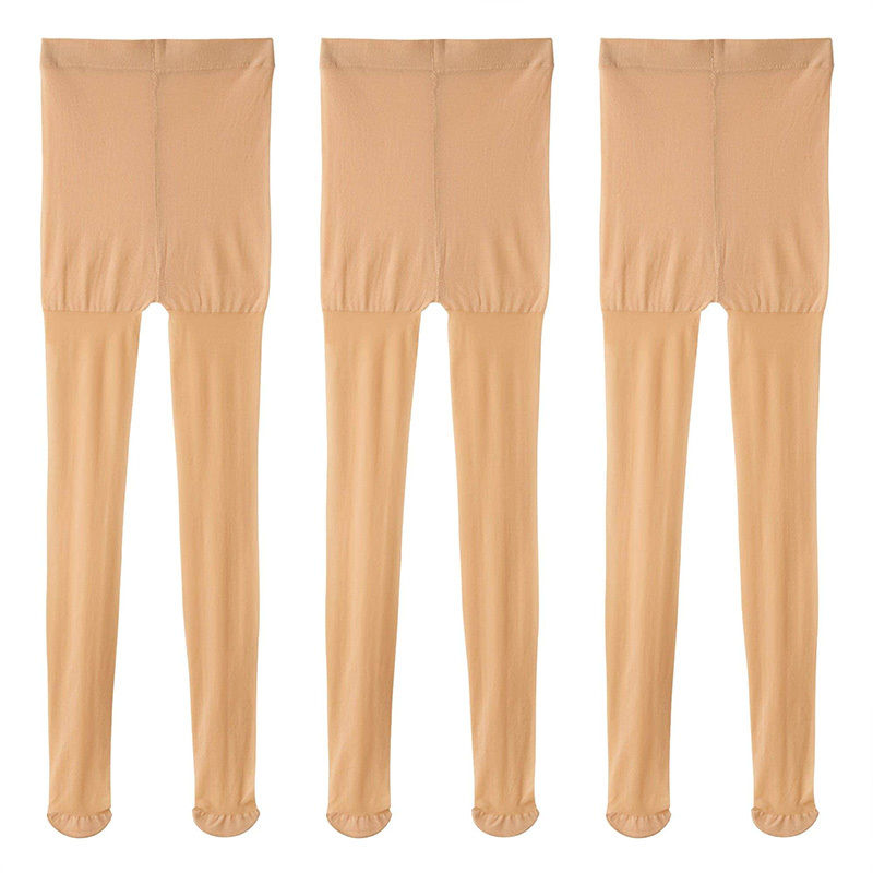 Muji Women's Supportive 20D Long Stockings 3-Pair Pack Silk Stockings Women's Socks