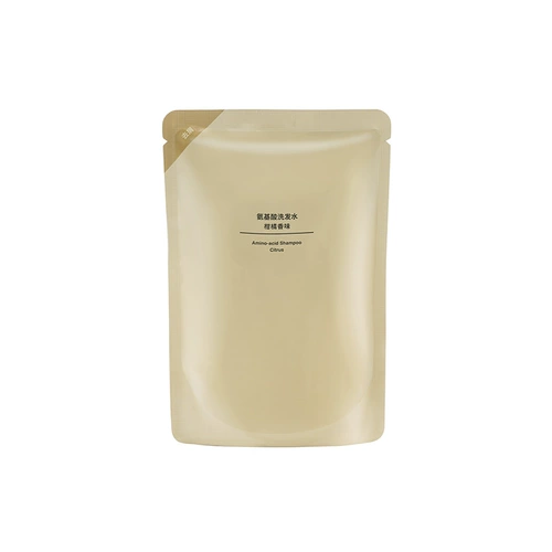 Muji, плавный освежающий шампунь на основе аминокислот, сменный мягкий лосьон для волос