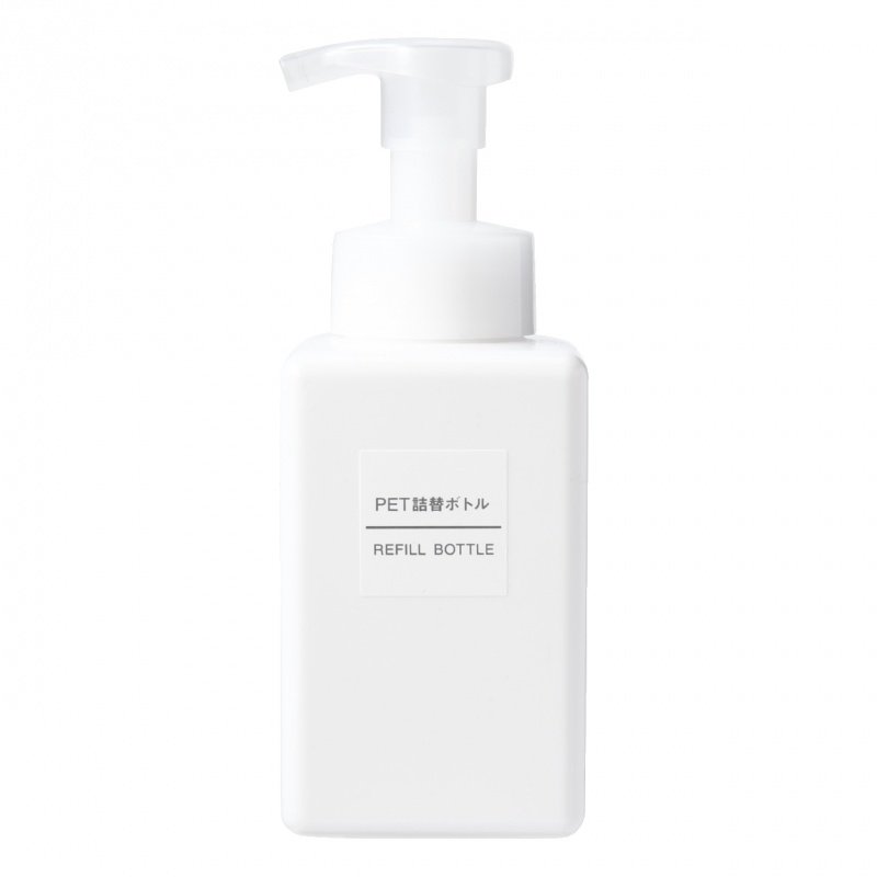 No-print good products MUJI PET supplement bottle foaming type 400ml used