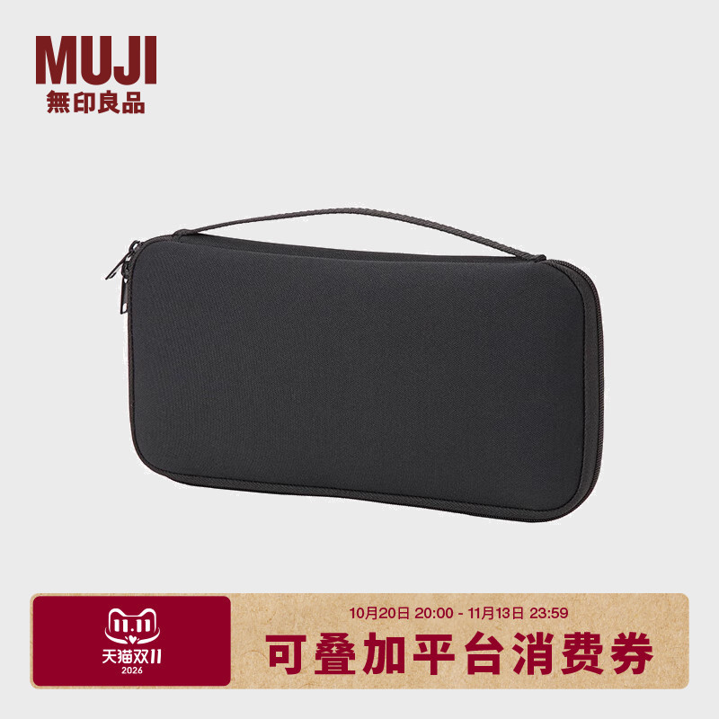 Muji Polyester Fiber Passport Case Wallet Ticket Holder