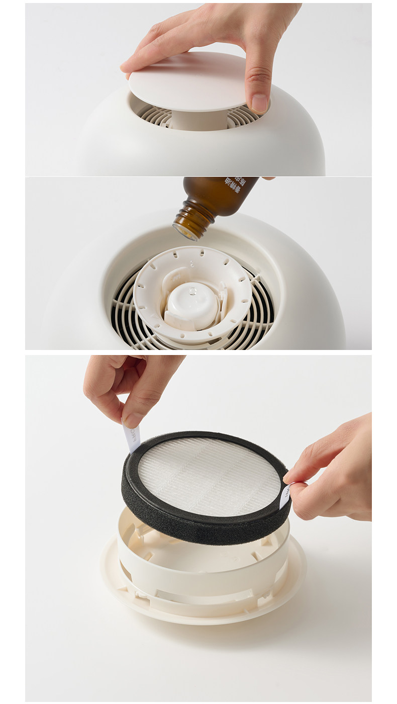 Очиститель воздуха настольного компьютера  无印良品 muji 桌面空气净化器 小型 办公室 家用