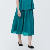 Белая хлопковая юбка, плиссированная юбка, подходит для подростков