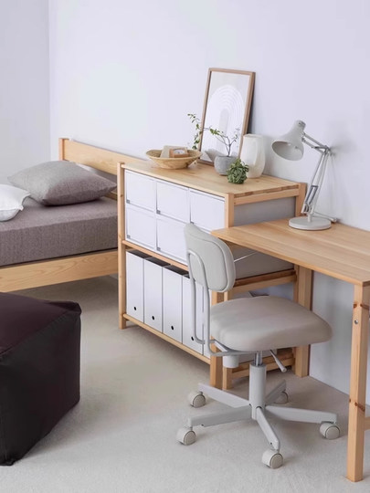 无印良品 MUJI 工作椅/灰色 电脑椅办公椅子 现代简约