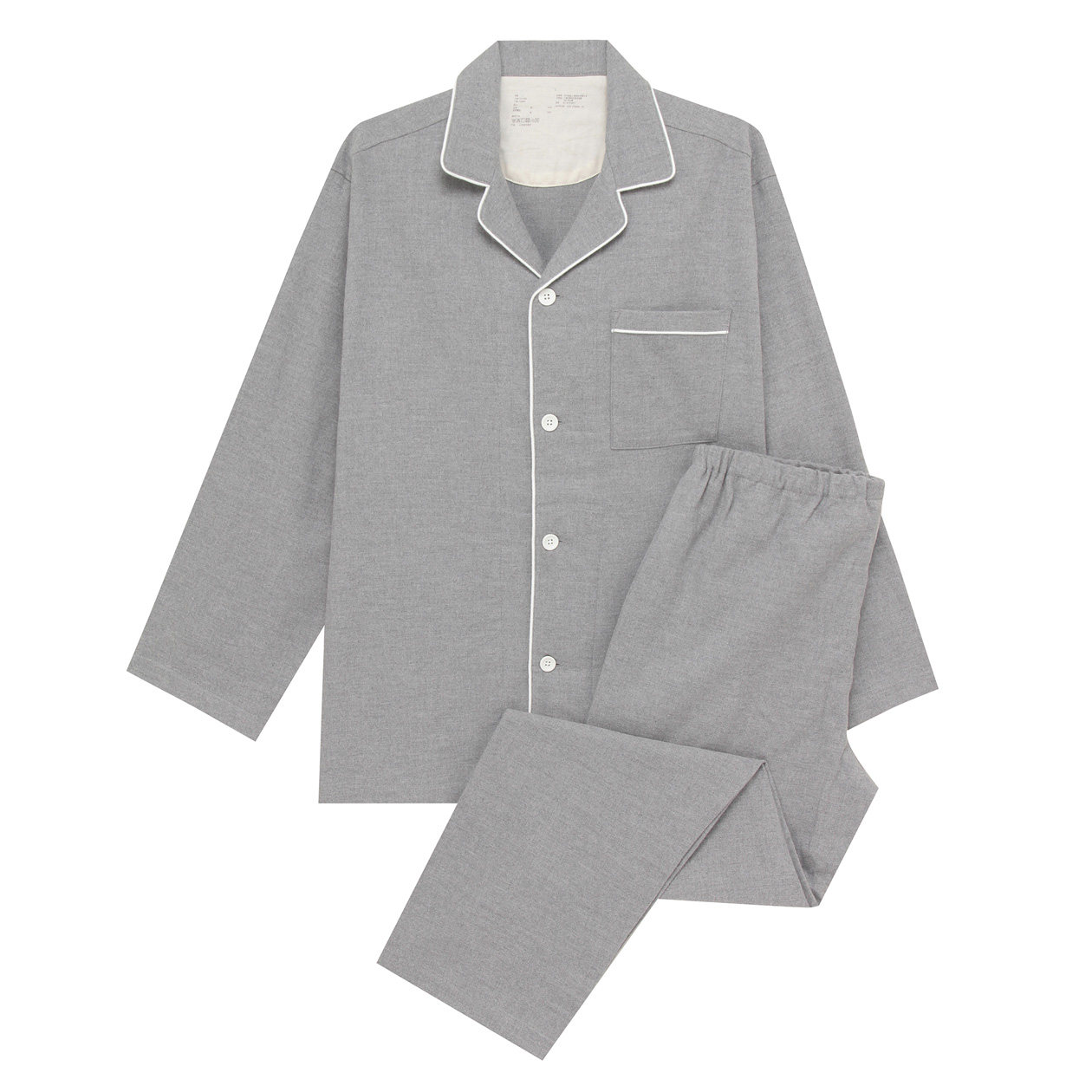 [USD 121.20] MUJI Men's Nonside Seam Flannel Pajamas Wholesale from