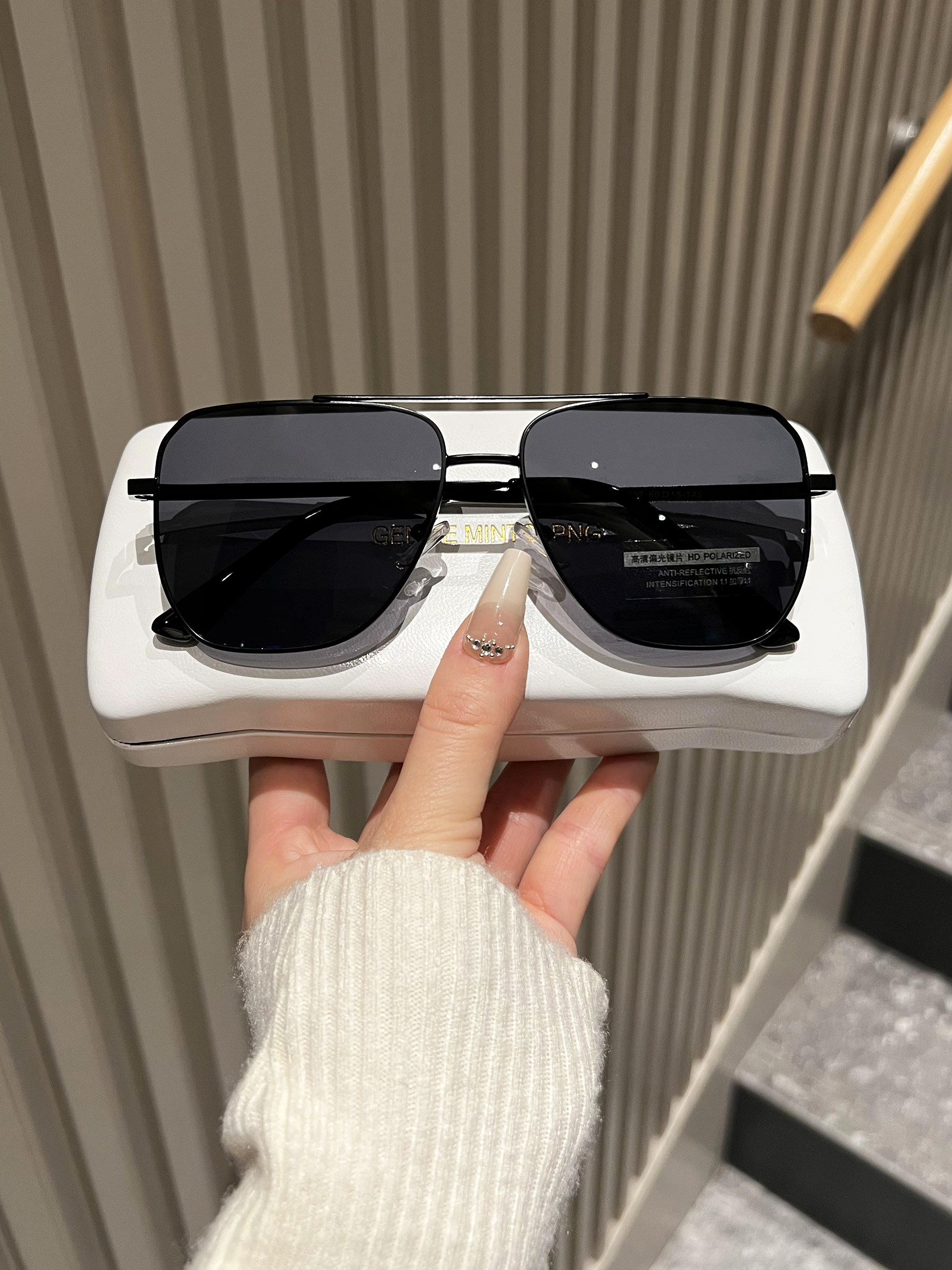 Polarized Sunglasses for Men 2024 New Retro Aviator Sunglasses for Driving, Fishing, High-Definition, Uv Protection