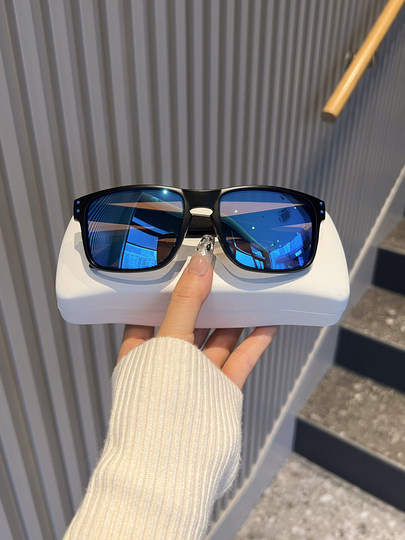 Fishing Lure Sunglasses for Men, High-Definition Polarized, Anti-Uv, Colorful Reflective Sunglasses, Trendy Outdoor Mountaineering and Cycling