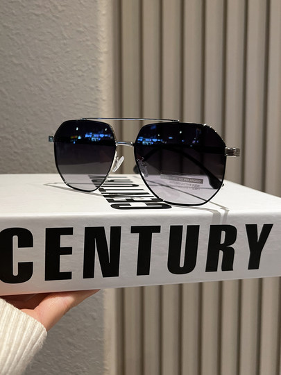 2025 Korean Style New Polarized Aviator Sunglasses for Men, High-End Fishing and Driving Sunglasses with Uv Protection