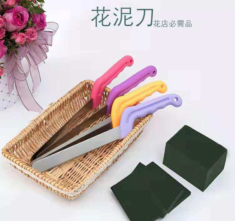 Sheng Lin Flower Clay Knife Flower Clay Cutting Special Knife Long Handle Knife Flower Art Paving Material Tool Flower Shop Essential Supplies-Taobao