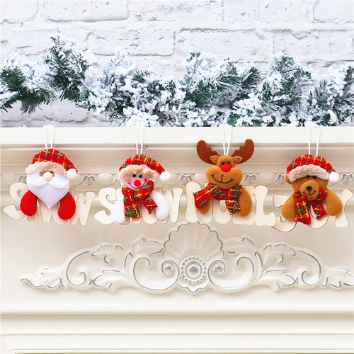 Рождественский декор, подвеска с буквами для пожилых людей, ткань