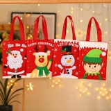 Красная рождественская льняная сумка, подарок на день рождения