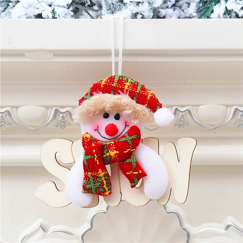 Рождественский декор, подвеска с буквами для пожилых людей, ткань