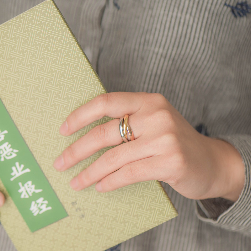 Bague mixte en Acier au titane - Ref 3086501 Image 5