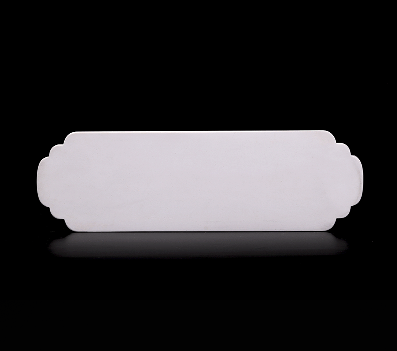 Bo jingdezhen ceramic tea tray was contracted wind rectangle tea sets high white clay retainer plate dry tea mercifully