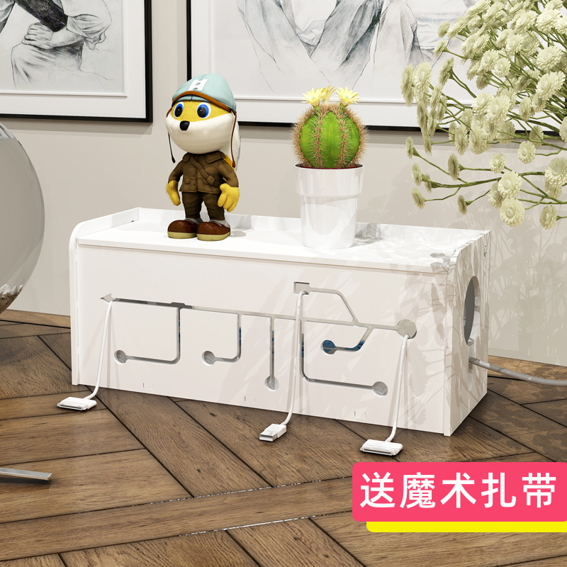 tuo xian ban storage box flip plug organiser power storage box strip hidden box board compartment