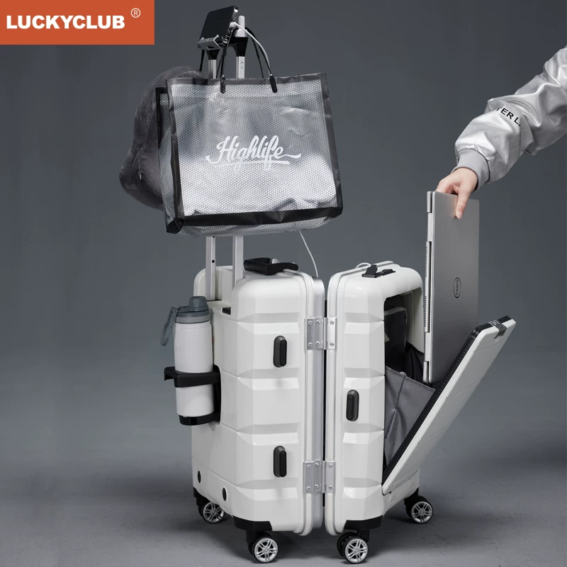 Универсальный чемодан Lucky Club, коробка для путешествий, 20 дюймов