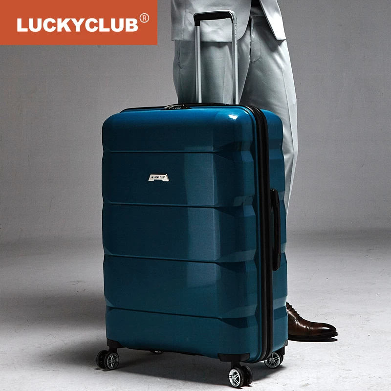 Универсальный чемодан Lucky Club, 20 дюймов, слоновая кость