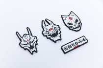 (overclocking roaming) HK-08N can face themed luminous morale badge