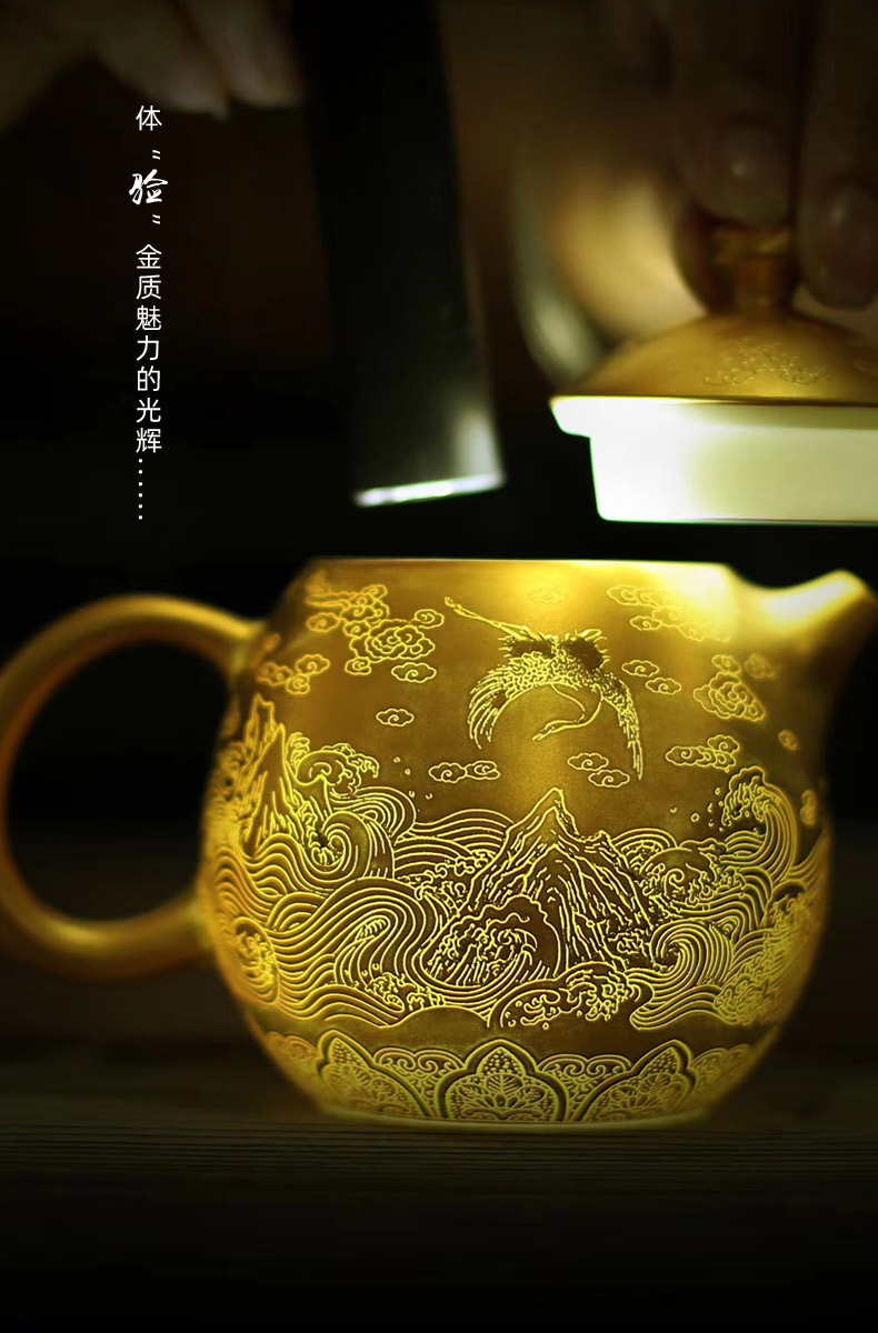 Portable travel tea set a pot of two cups of jingdezhen ceramic paint manual pick flowers kung fu tea tureen