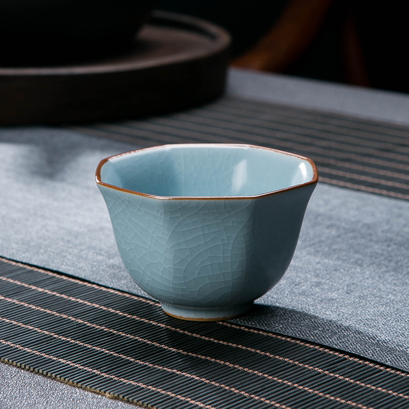 Five ancient jun master cup single CPU jingdezhen your up kung fu tea tea set small household ceramic sample tea cup, cups