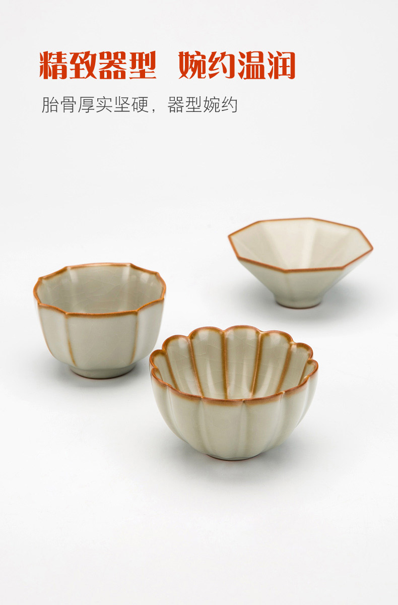 Hongying jingdezhen your up ceramic kunfu tea light masters cup your porcelain craft porcelain cups sample tea cup single CPU