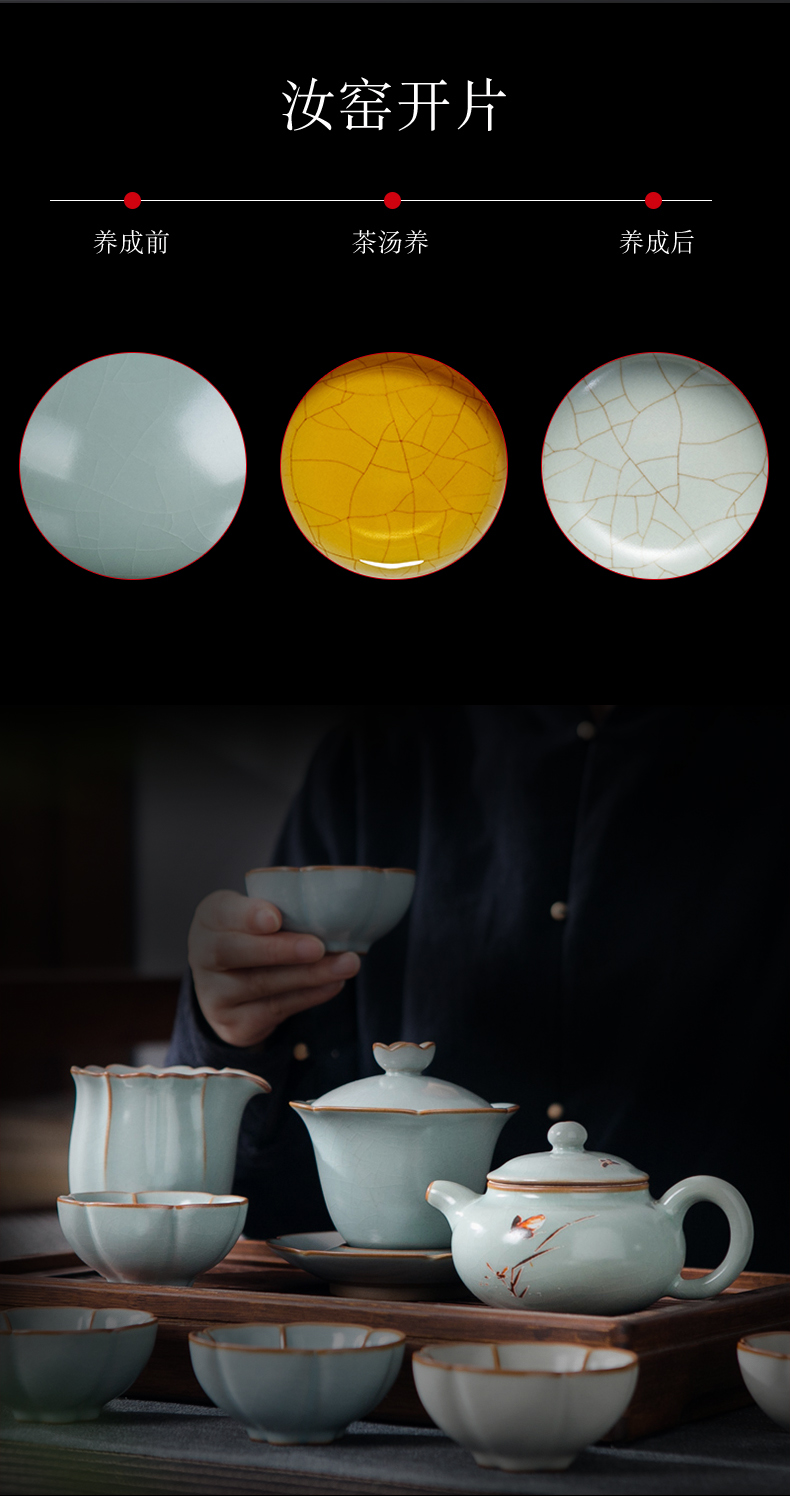 Your up crack kung fu teapot single pot of jingdezhen ceramic tea set domestic large capacity xi shi pot of filtering Chinese style